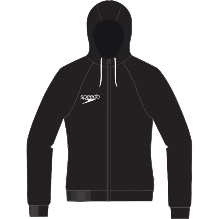Hooded Damen Sportjacke | Schwarz