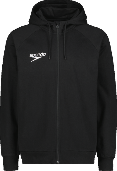 Hooded Herren Sportjacke | Schwarz