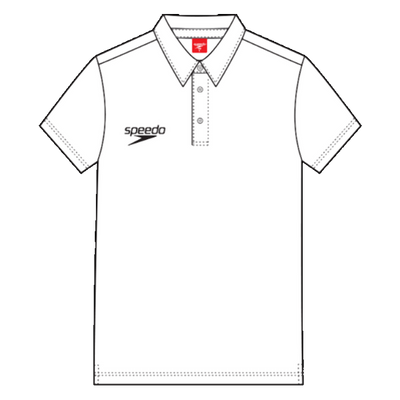 Cotton pique Herren Polo | Weiss