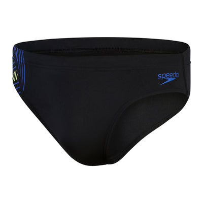 Tech Panel 7cm Herren Badeslip | Schwarz