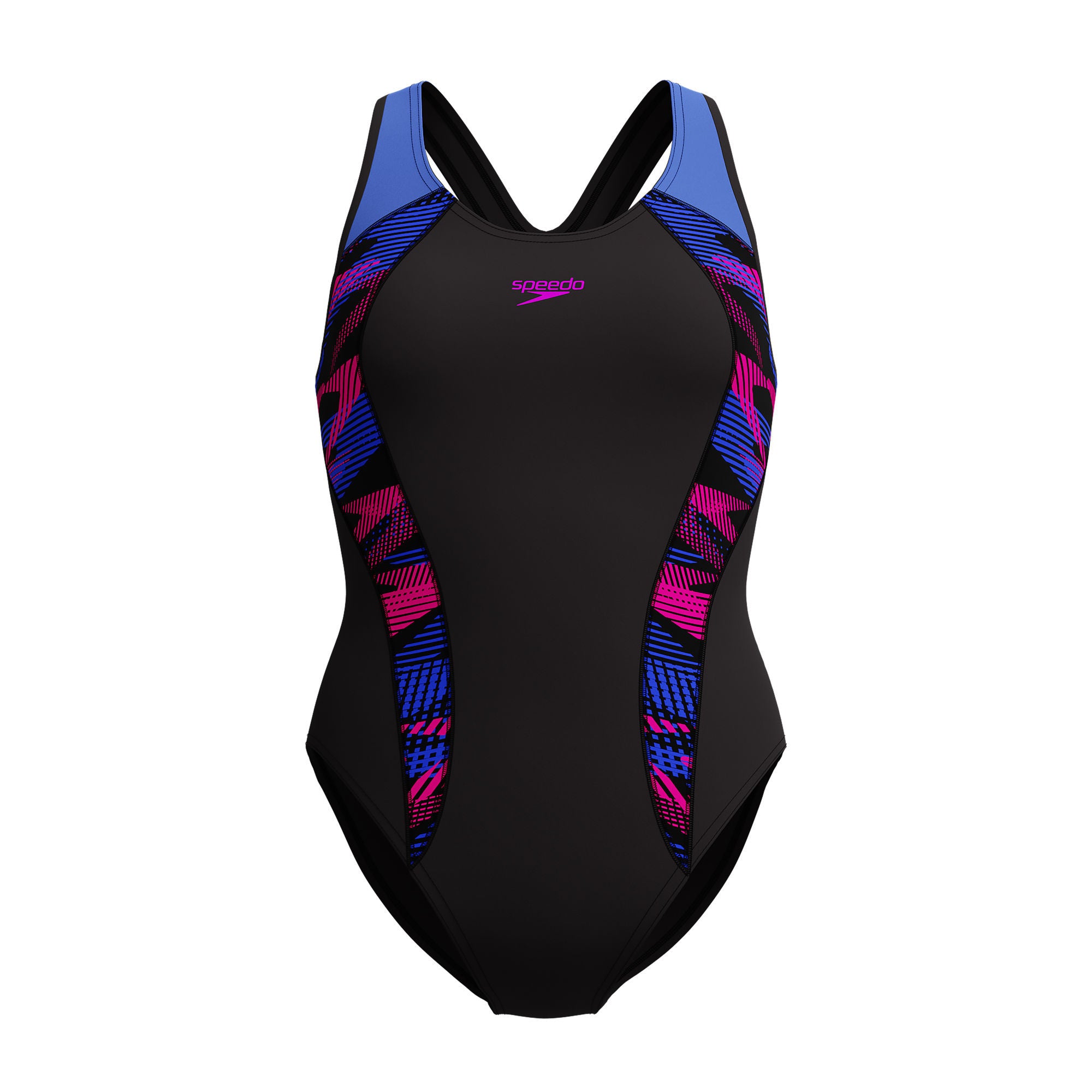 Placement Laneback Damen Badeanzug | Schwarz