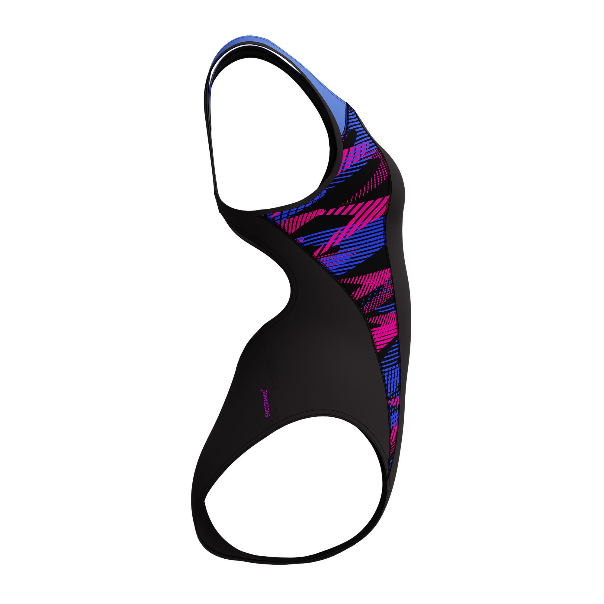 Placement Laneback Damen Badeanzug | Schwarz