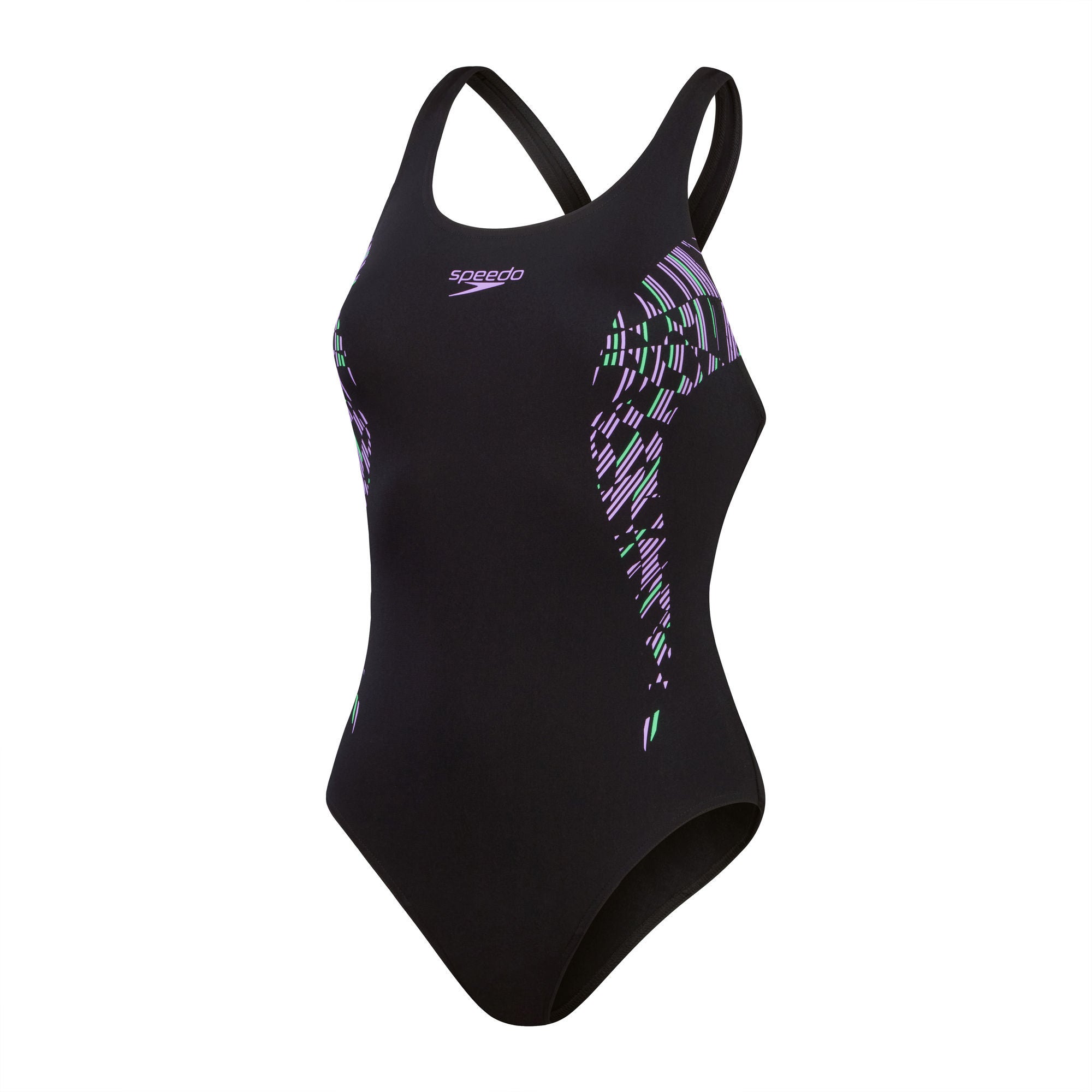 Placement Muscleback Damen Badeanzug | Blau