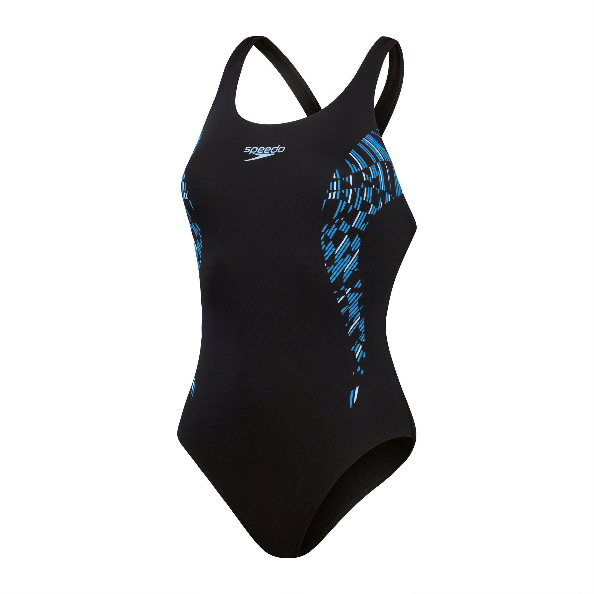 Placement Muscleback Damen Badeanzug | Schwarz