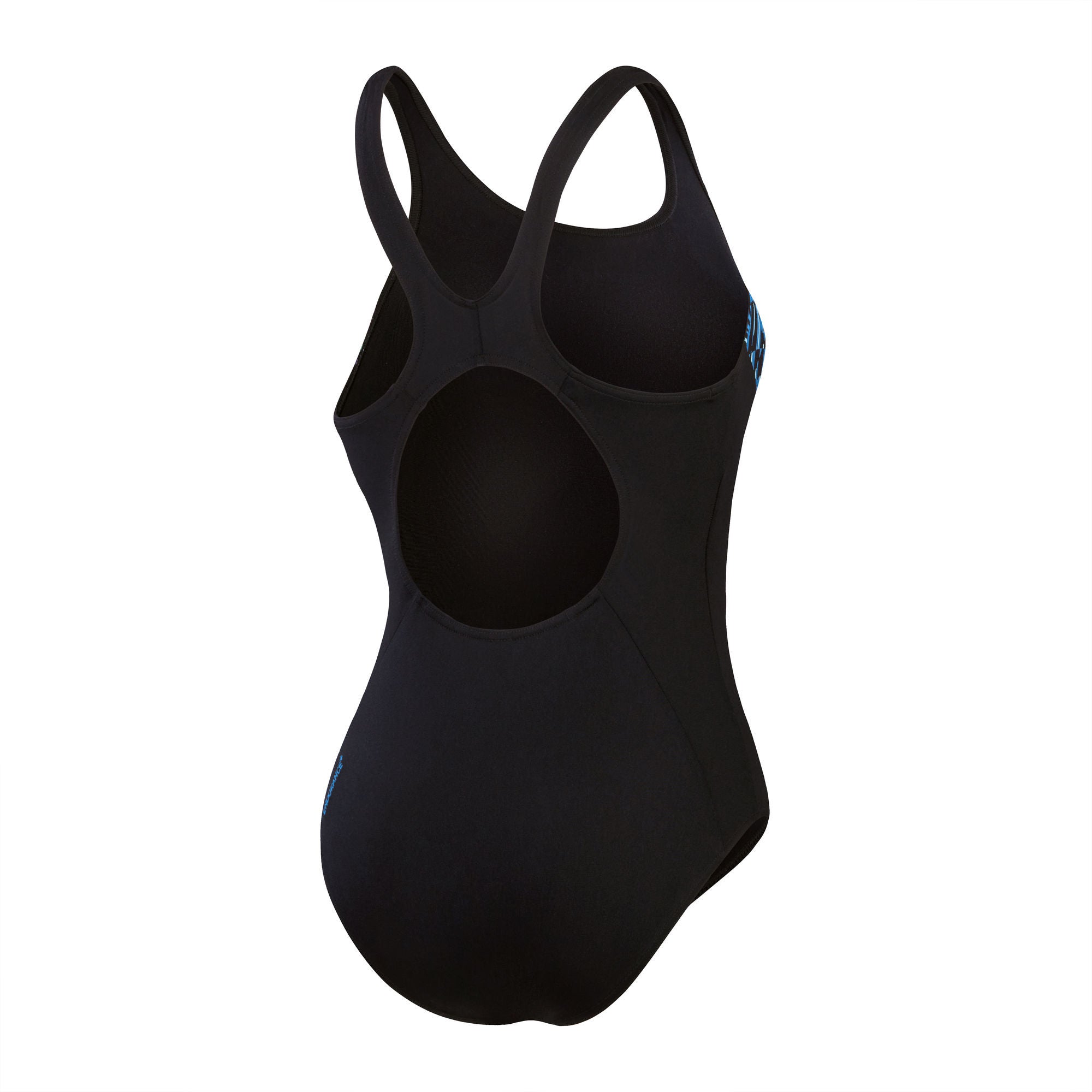 Placement Muscleback Damen Badeanzug | Schwarz