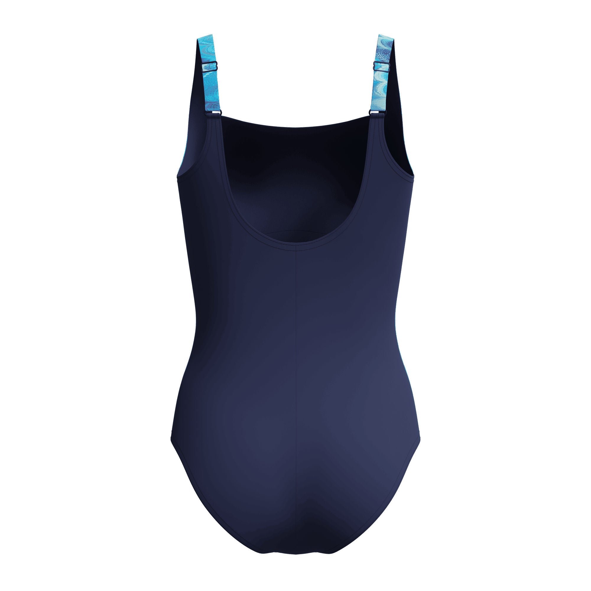 Print Luna Lustre Damen Badeanzug | Navy