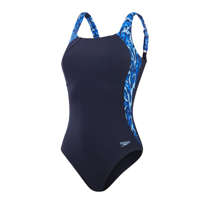 Shaping Luna Lustre Printed Damen Badeanzug | Blau