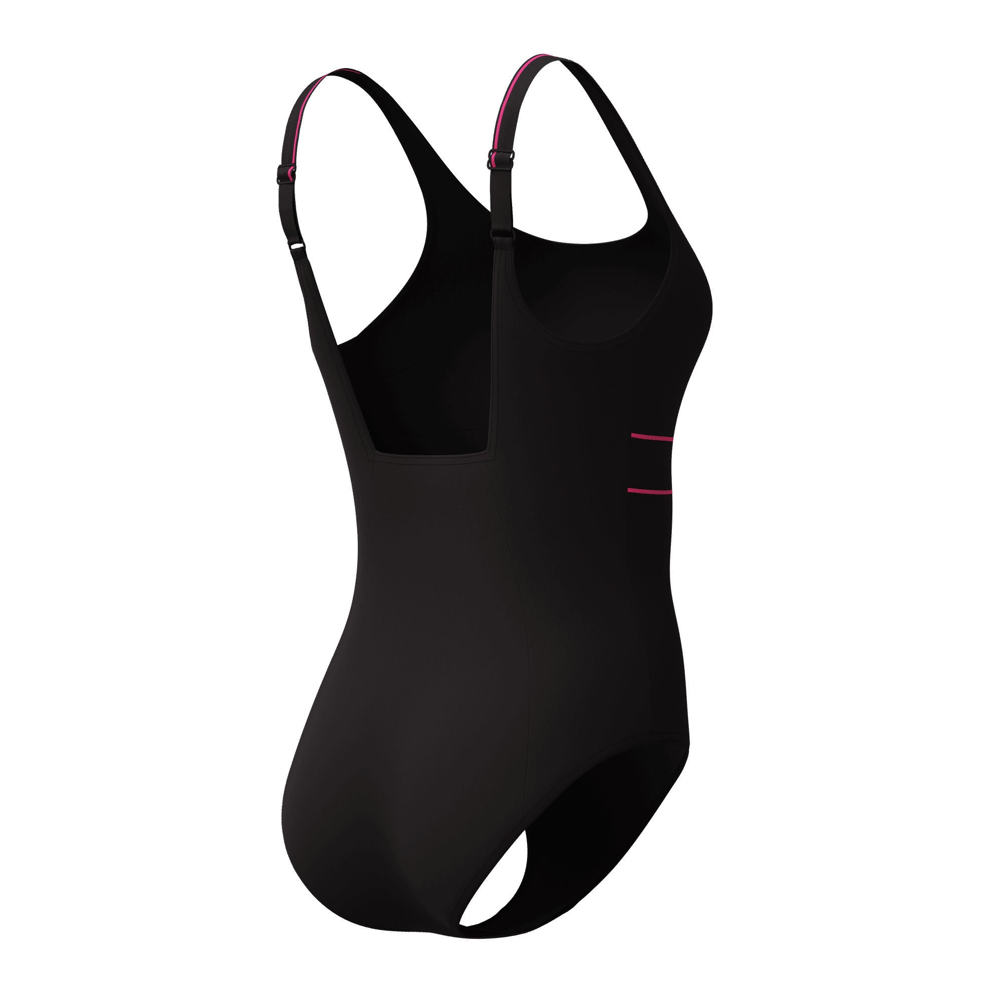Solid Contour Eclipse Damen Badeanzug | Schwarz