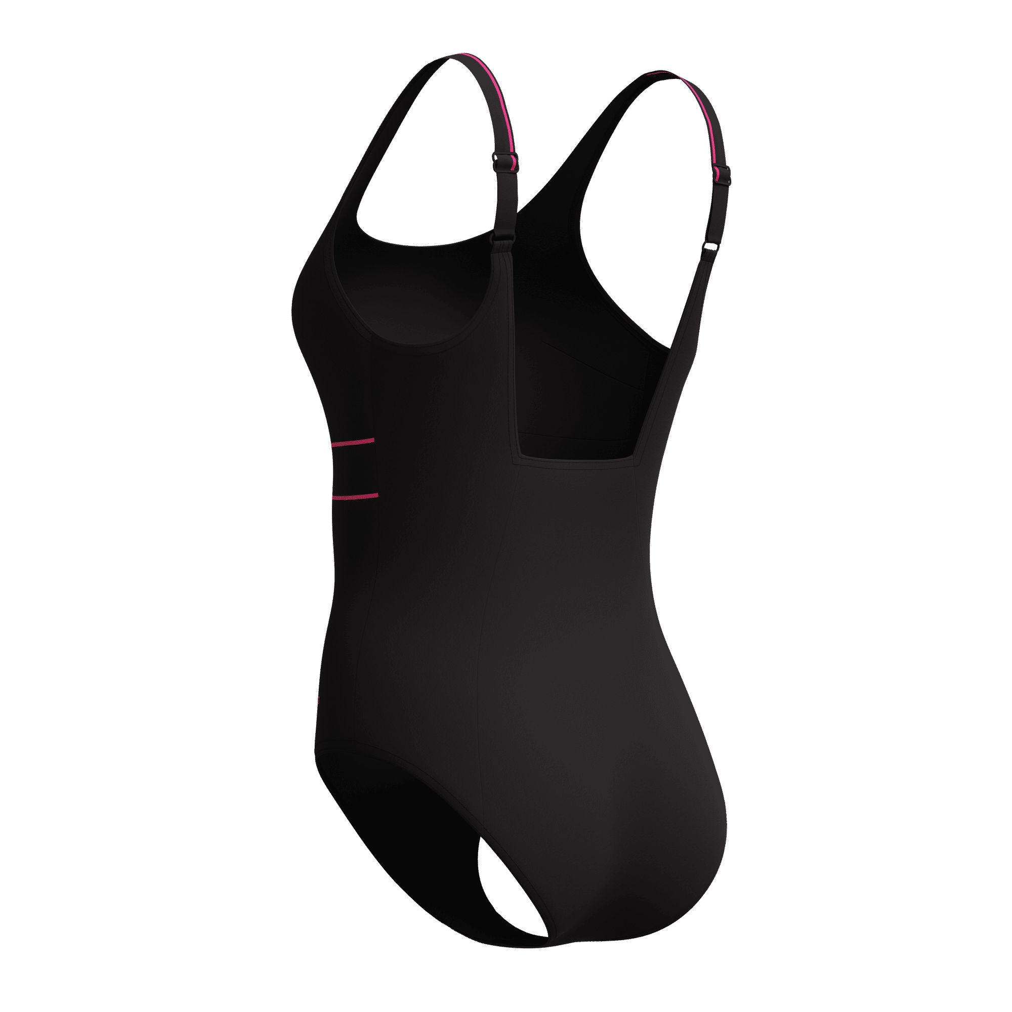 Solid Contour Eclipse Damen Badeanzug | Schwarz