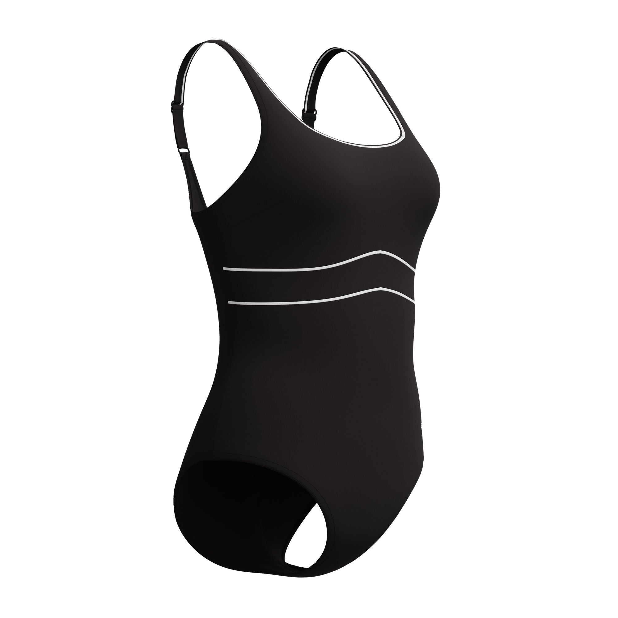 Shaping Contour Eclipse Damen Badeanzug | Schwarz