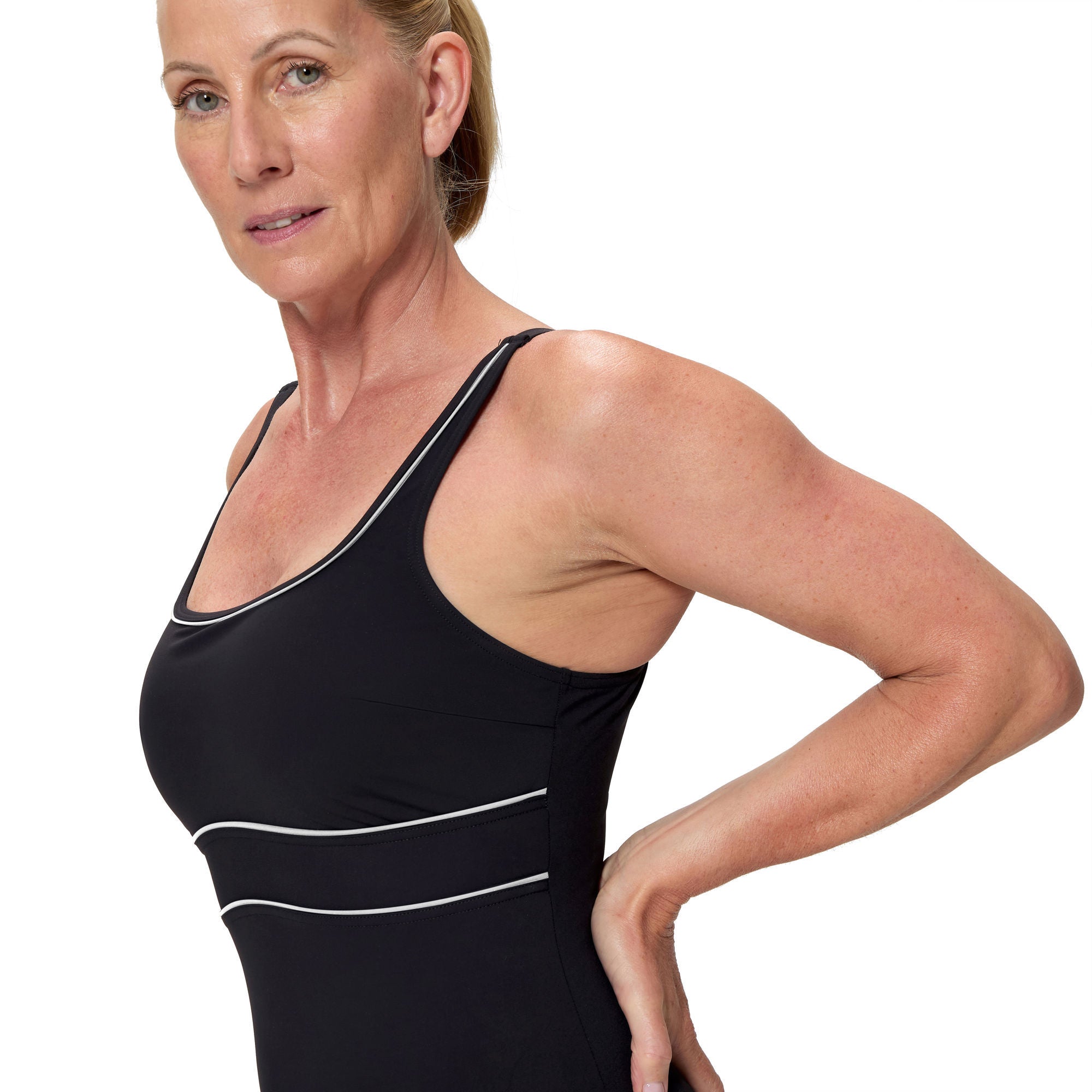 Shaping Contour Eclipse Damen Badeanzug | Schwarz