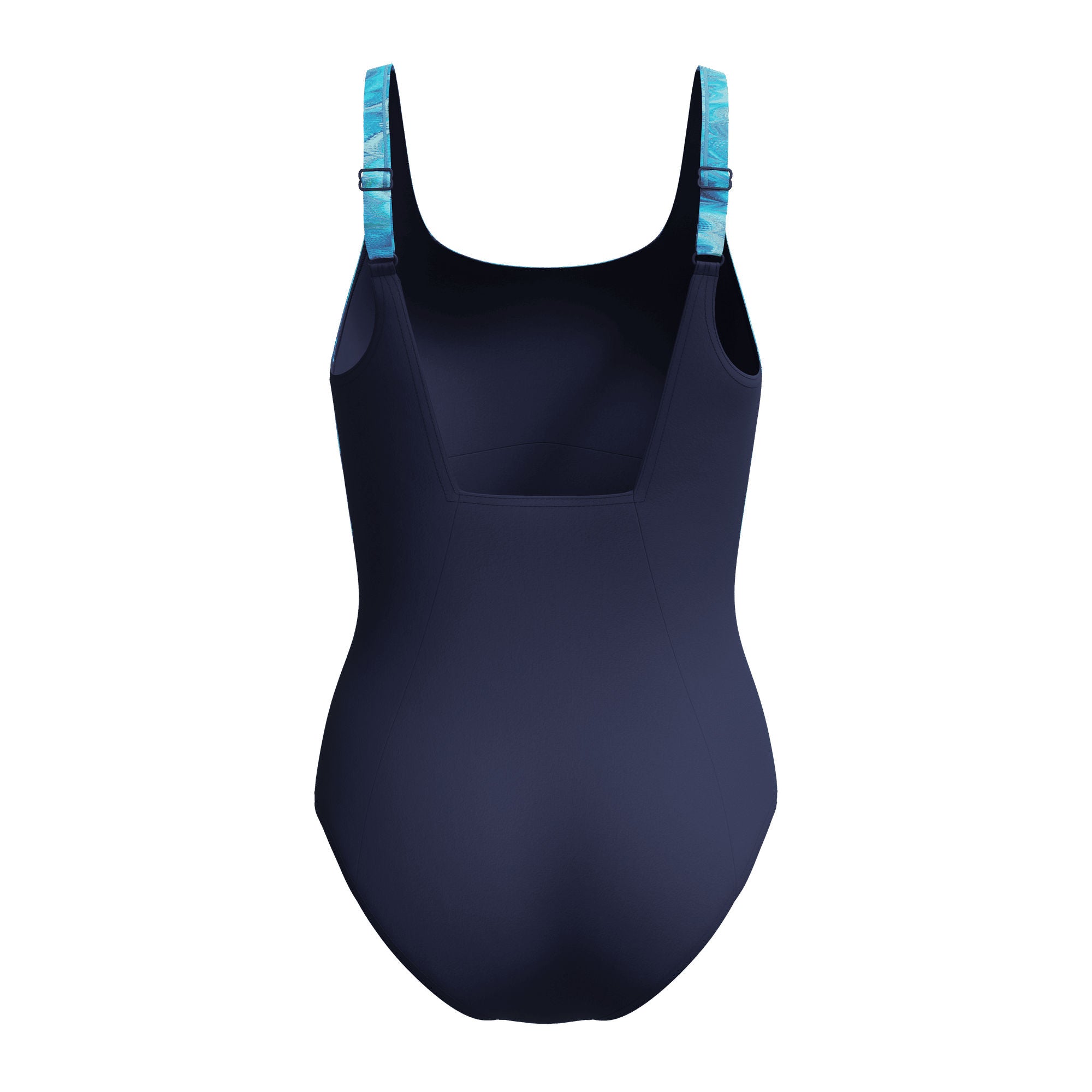 Print Contour Eclipse Damen Badeanzug | Navy