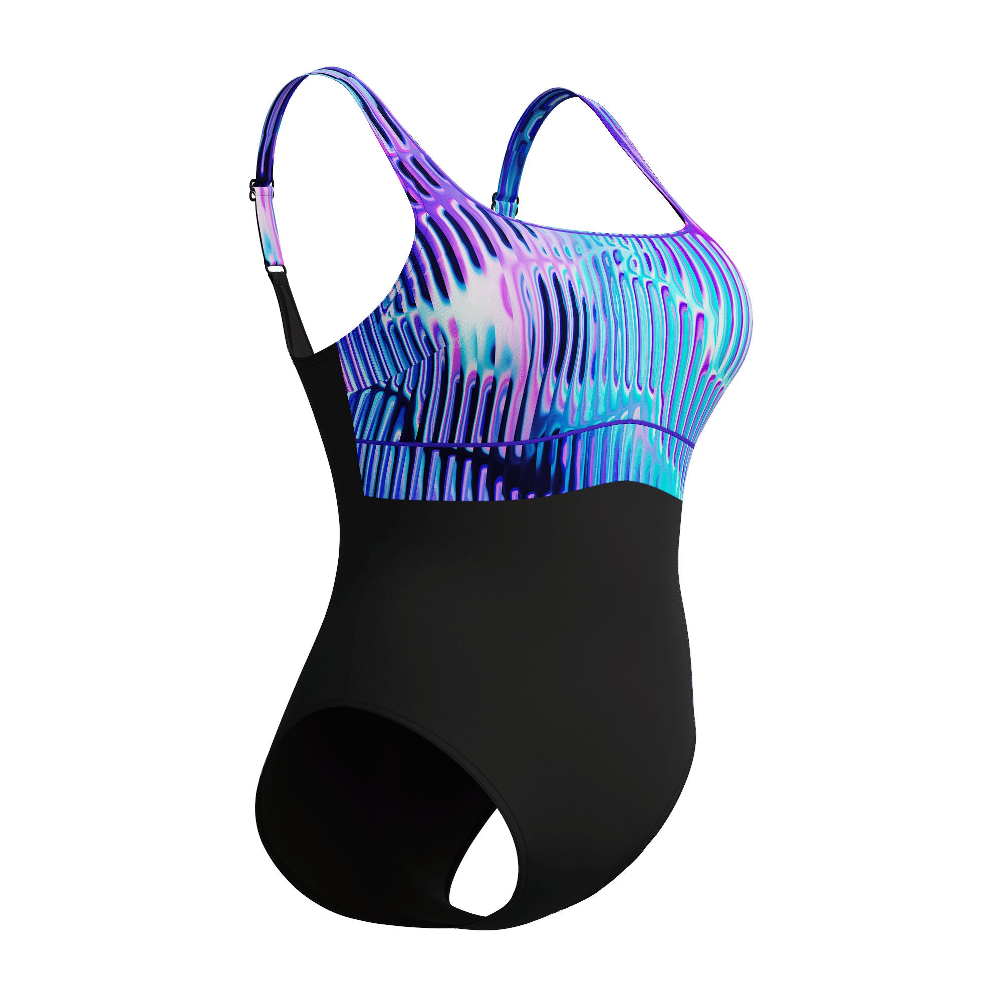 Shaping Contoure Eclipse Damen Badeanzug | Blau
