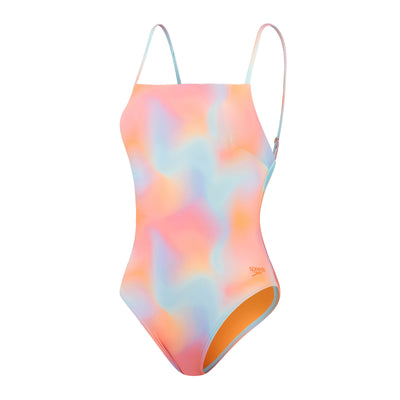 Printed Adjustable Thinstrap Damen Badeanzug | Mehrfarbig
