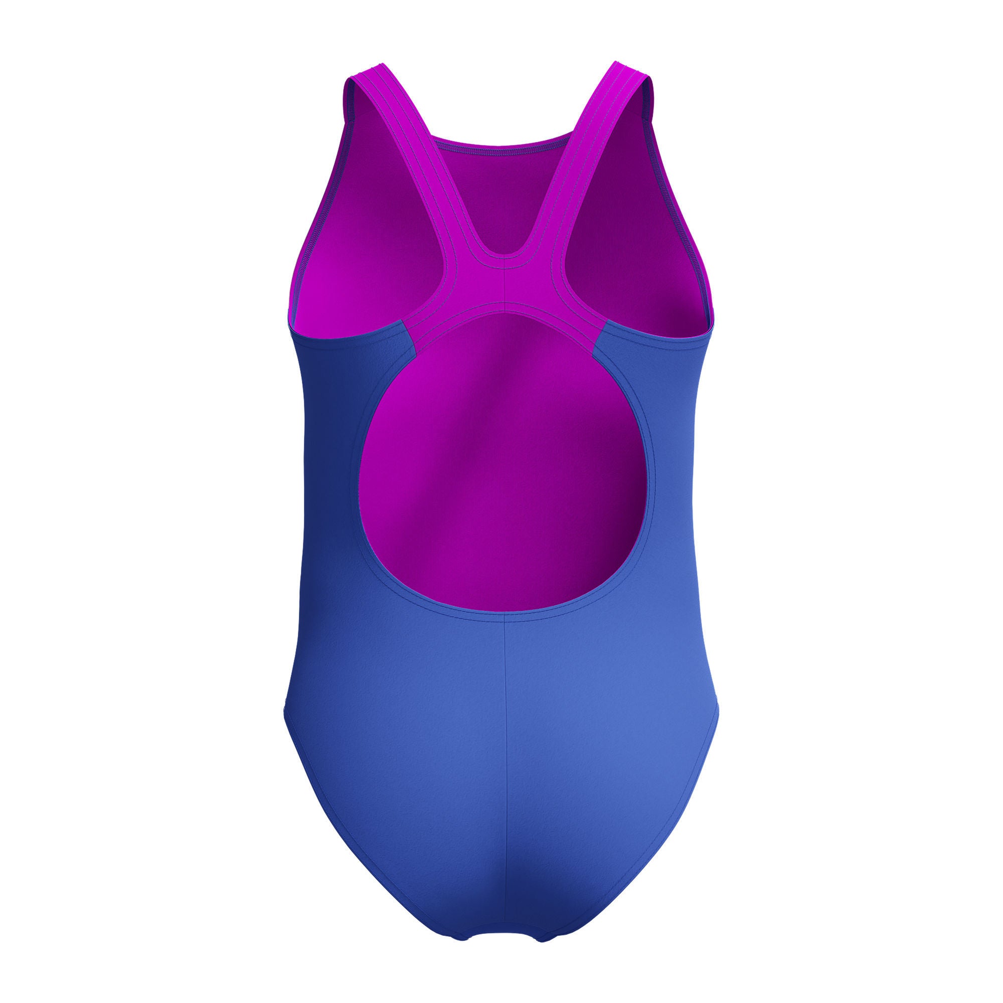 Printed Pulseback Mädchen Badeanzug | Blau