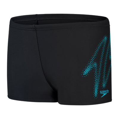 Hyper Boom Logo Placement Jungen Aquashorts | Schwarz