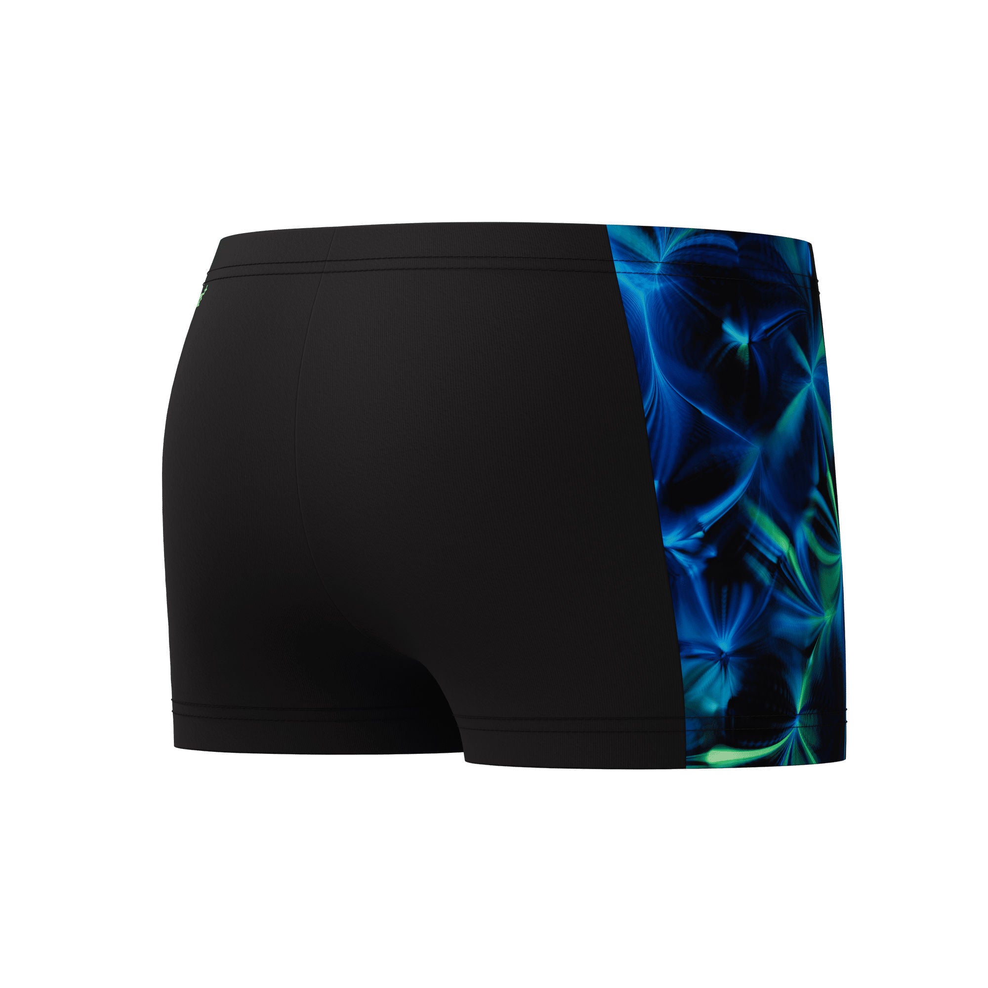Print Panel Jungen Aquashorts | Schwarz