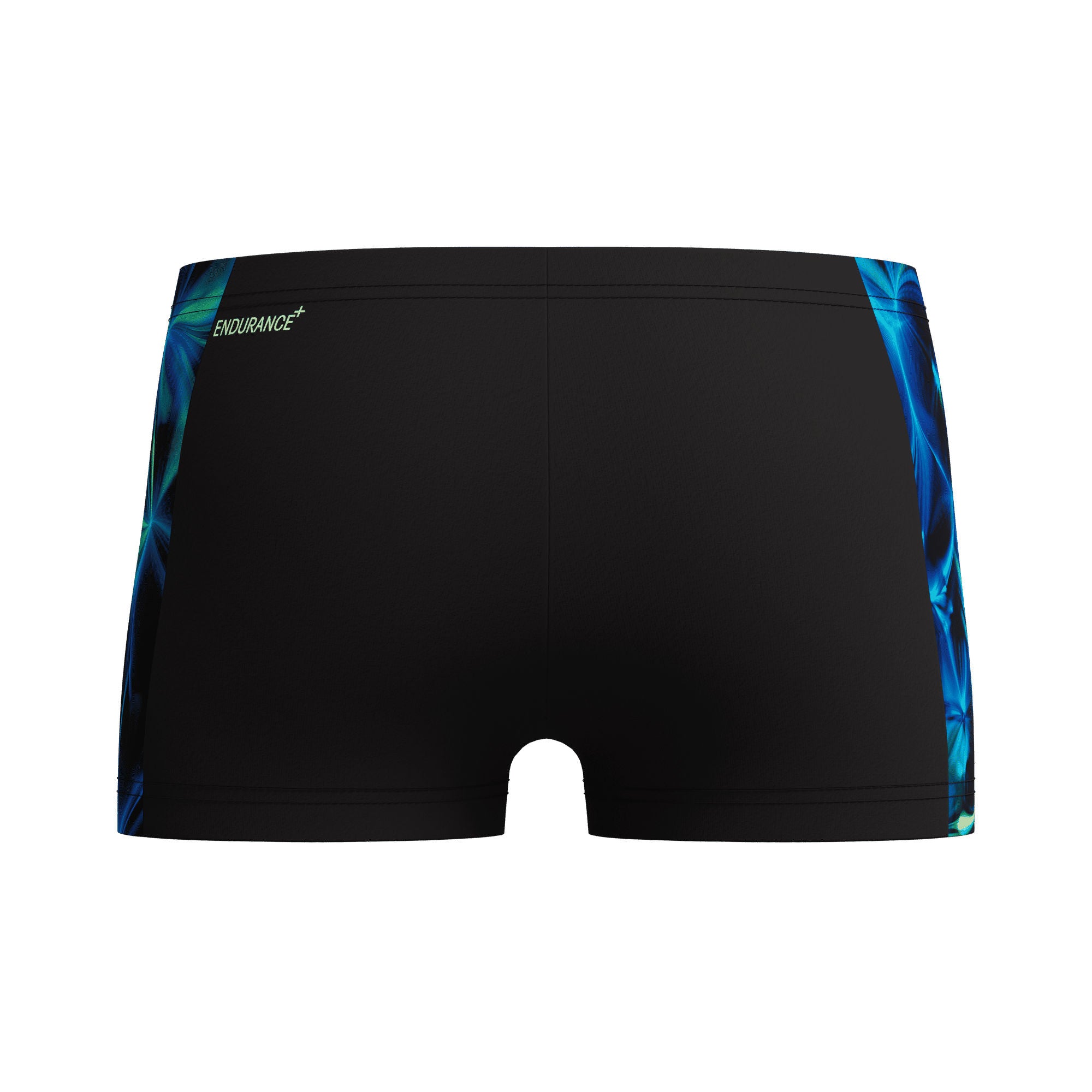 Print Panel Jungen Aquashorts | Schwarz