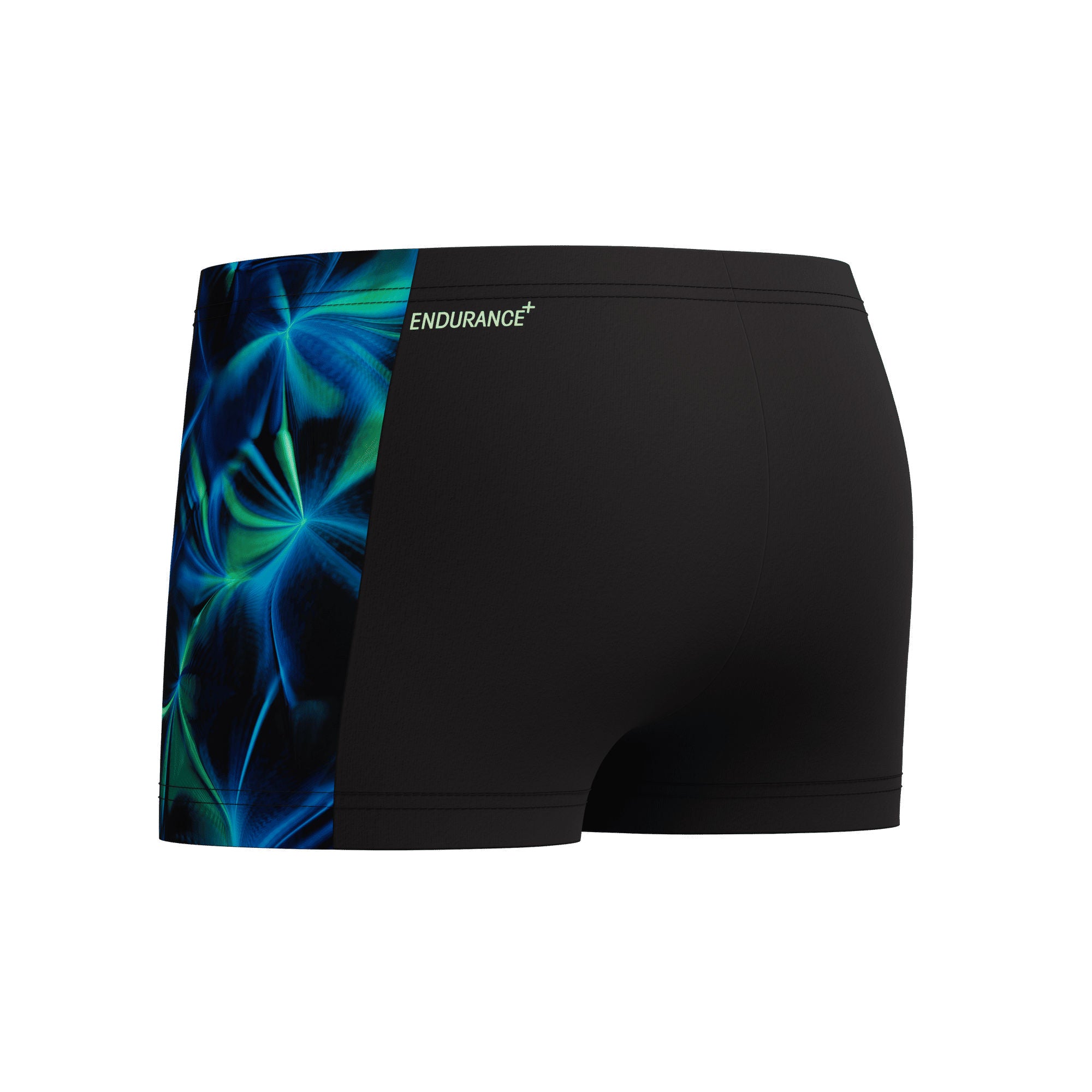 Print Panel Jungen Aquashorts | Schwarz