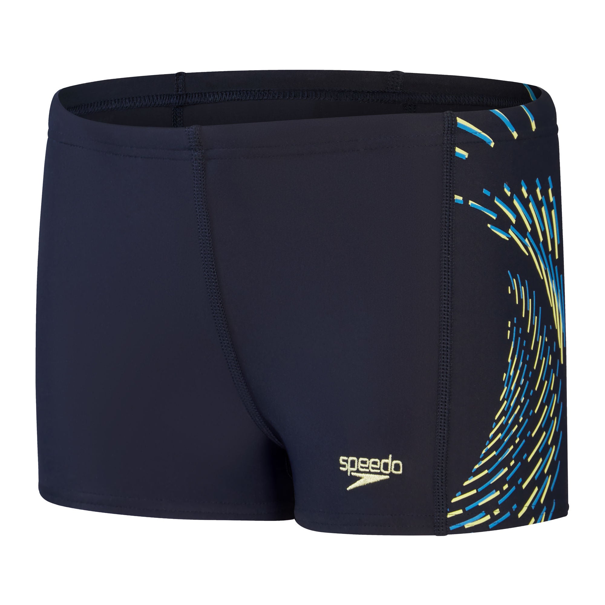 Plastisol Placement Jungen Aquashorts | Navy