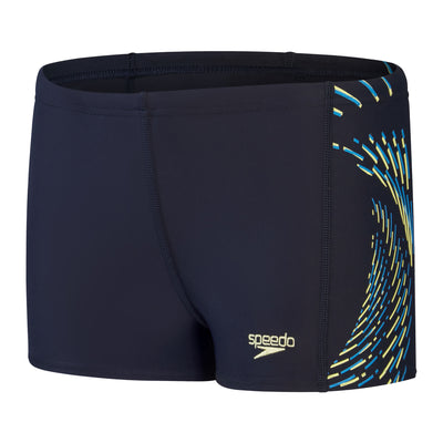 Plastisol Placement Jungen Aquashorts | Navy