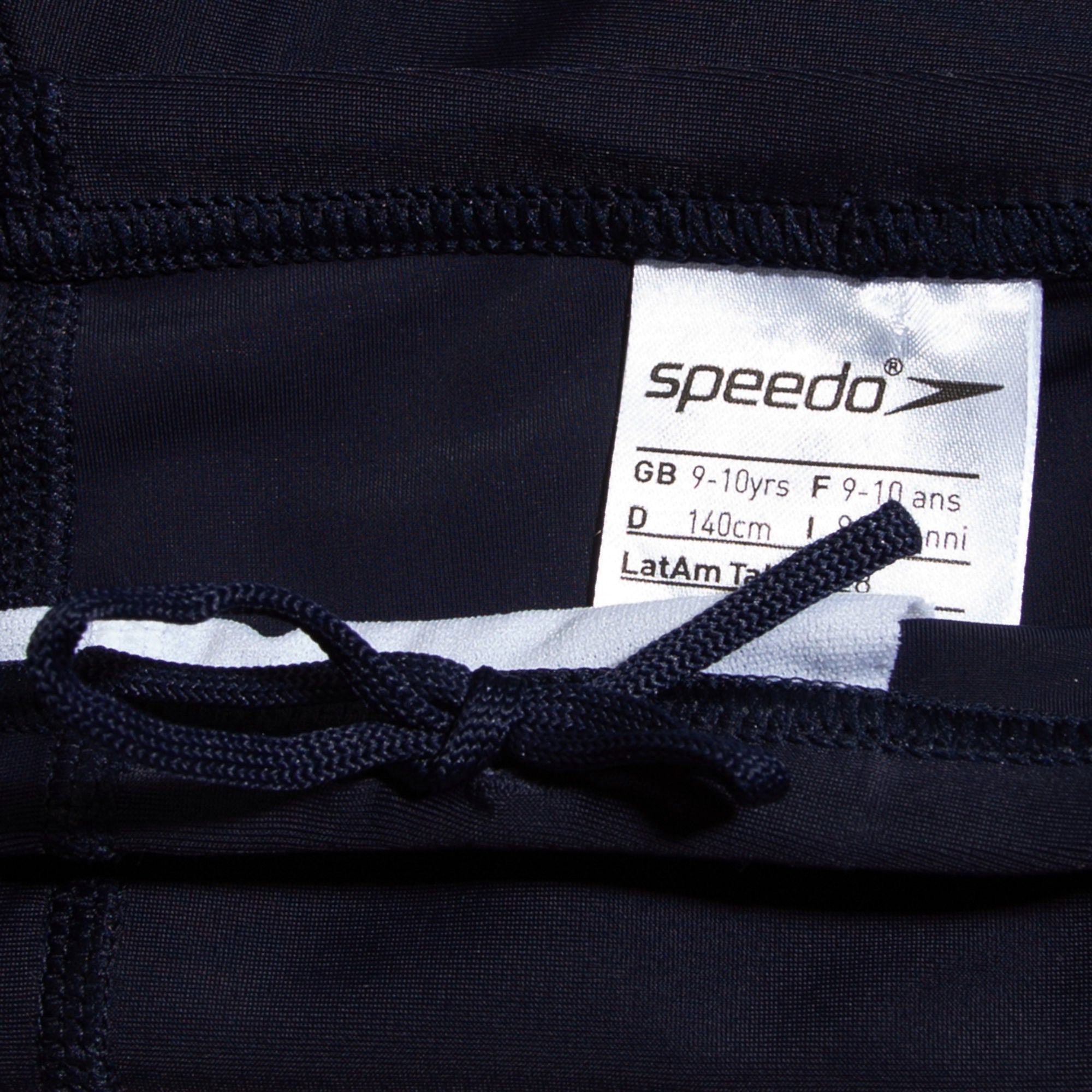 Plastisol Placement Jungen Badehose | Navy