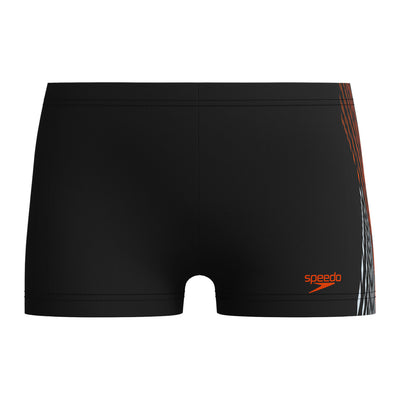 Plastisol Placement Jungen Aquashorts | Schwarz