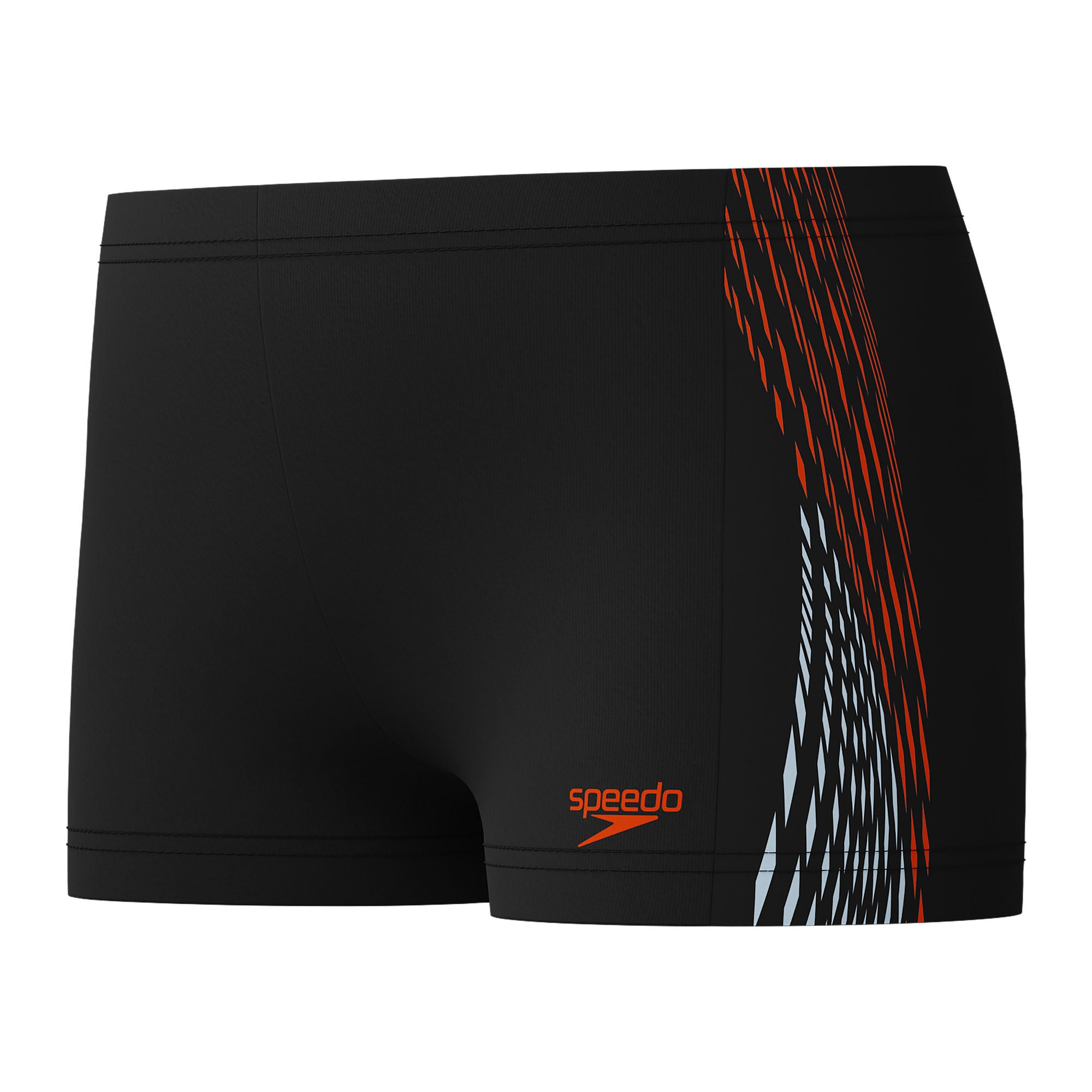 Plastisol Placement Jungen Aquashorts | Schwarz