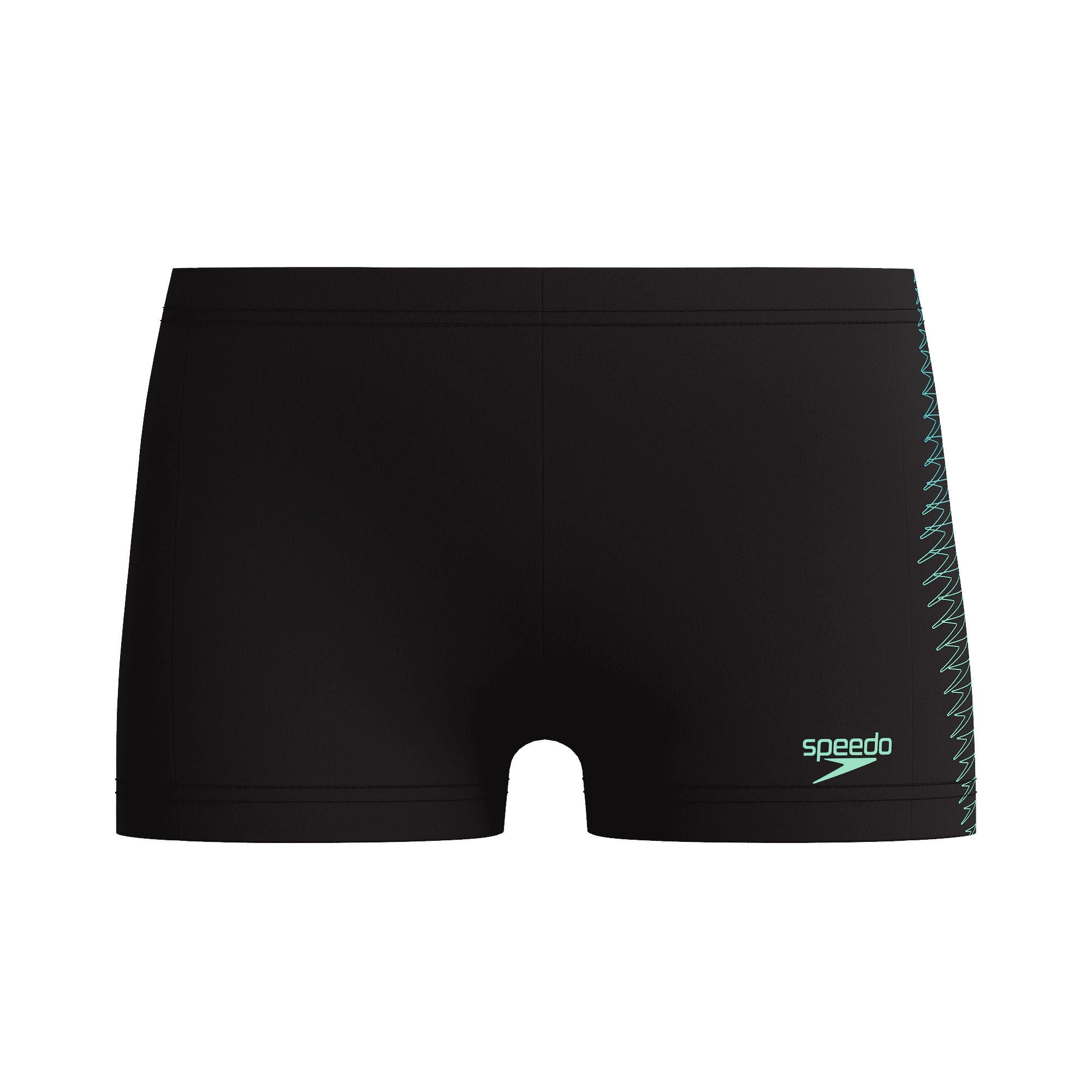 Plastisol Placement Jungen Aquashorts | Grün