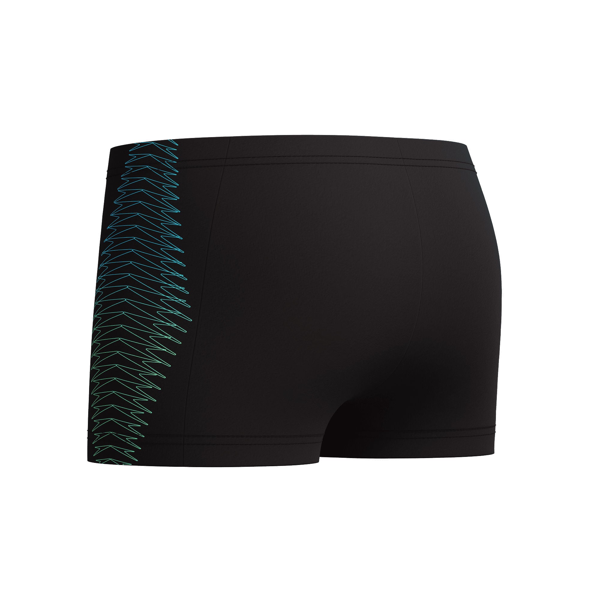 Plastisol Placement Jungen Aquashorts | Grün