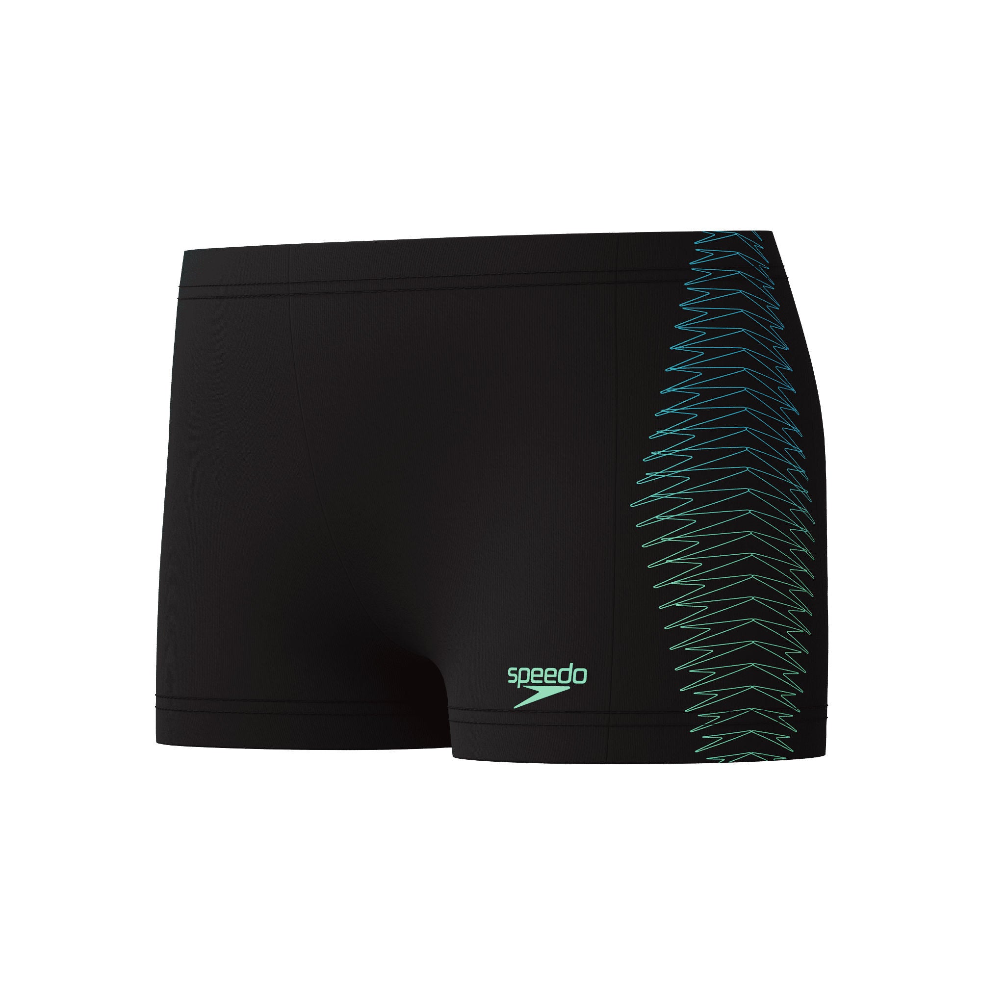 Plastisol Placement Jungen Aquashorts | Grün