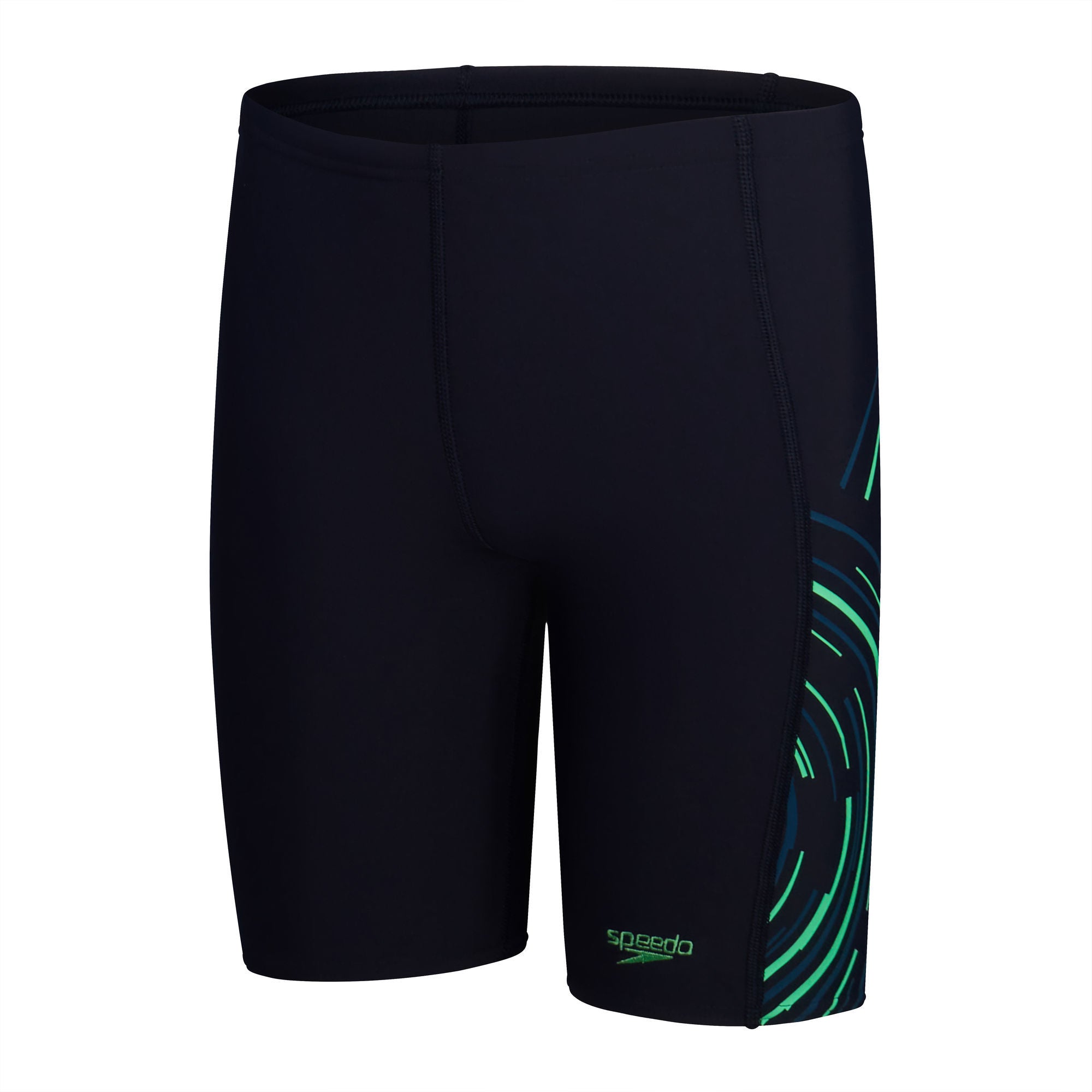 Plastisol Placement Jungen Badehose | Navy