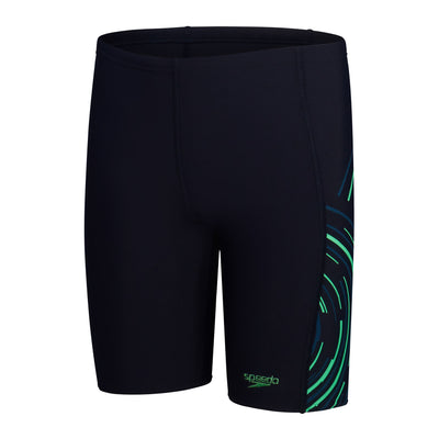 Plastisol Placement Jungen Badehose | Navy