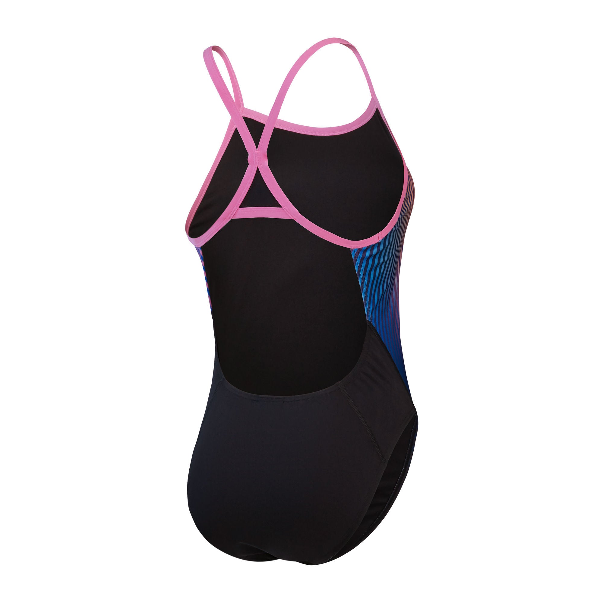 Placement Digital Turnback Damen Badeanzug | Schwarz