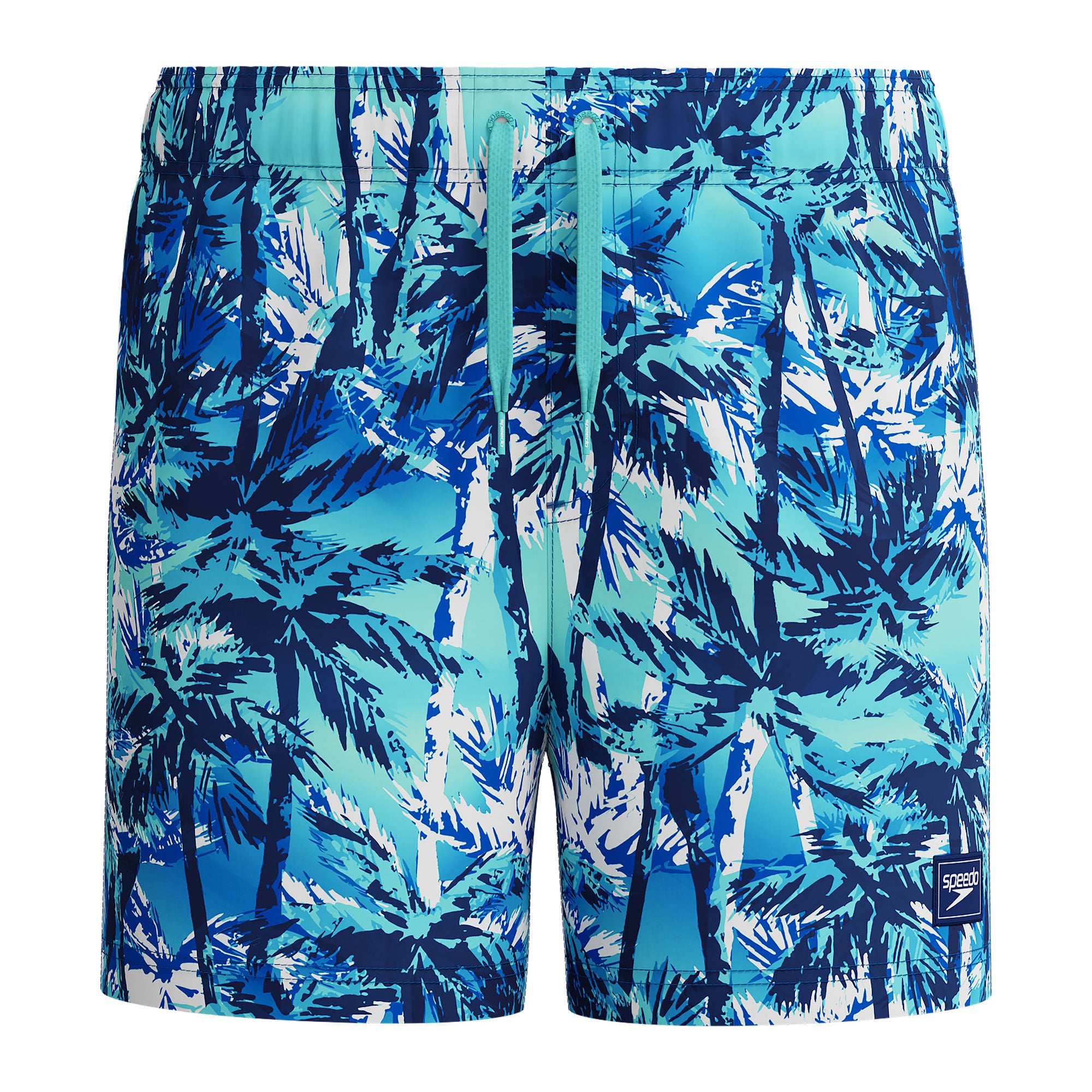 Digi Printed Jungen Badeshorts | Blau