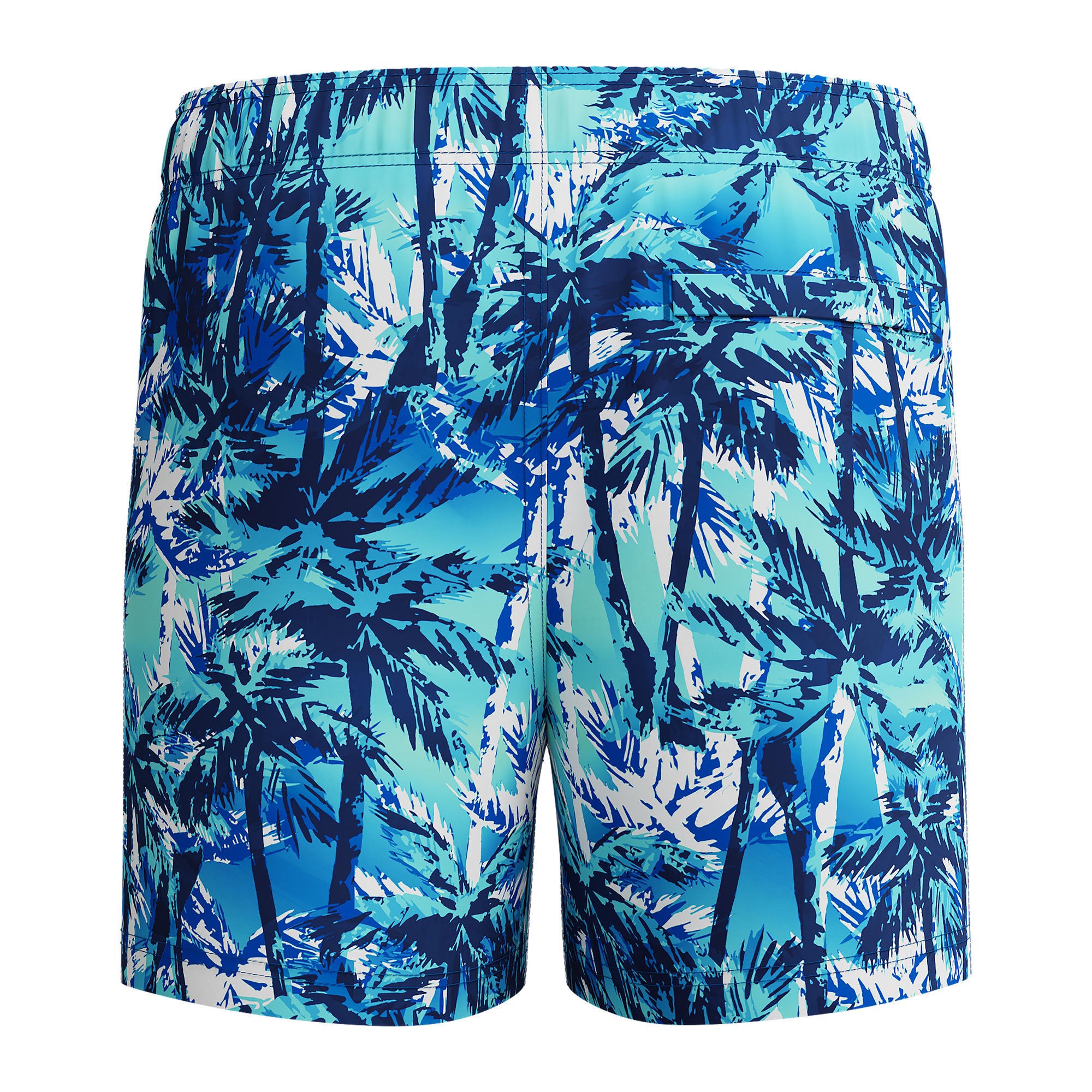 Digi Printed Jungen Badeshorts | Blau