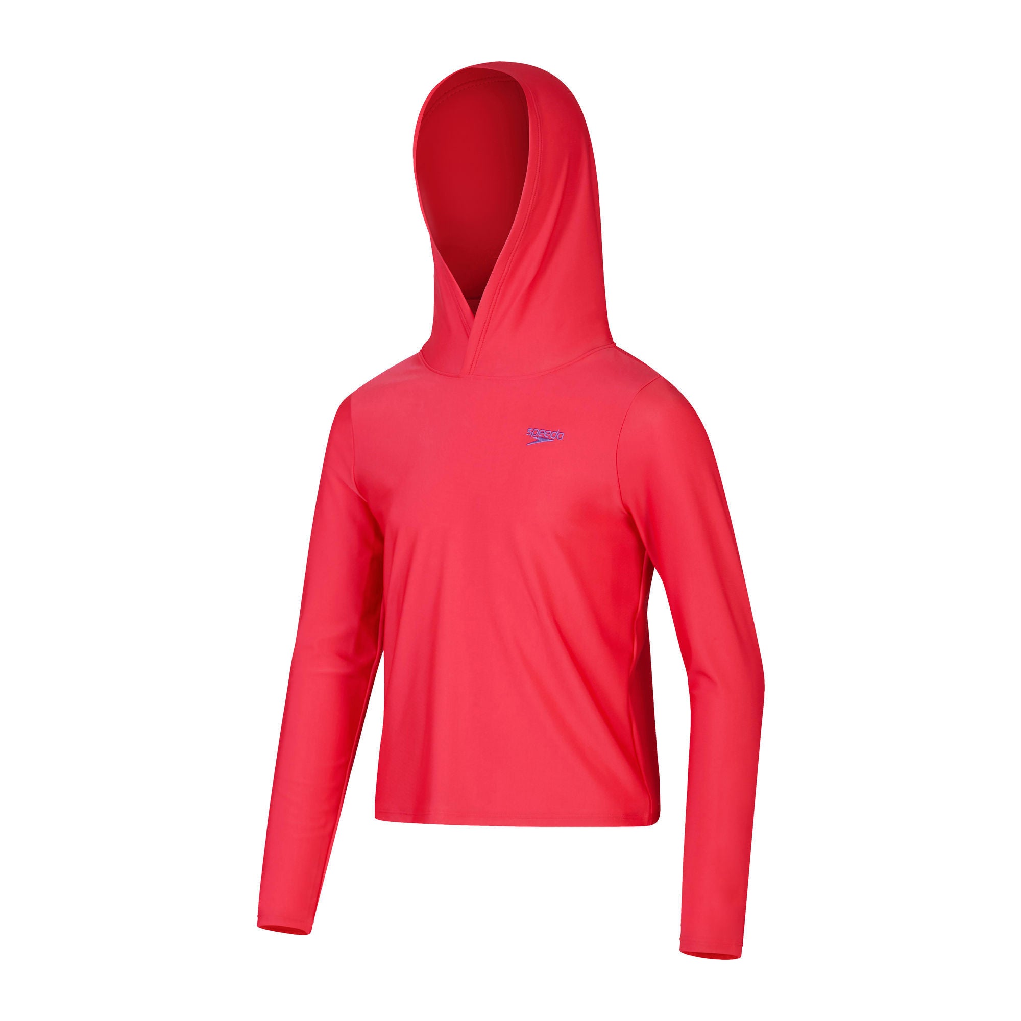 Hooded Long Sleeve Rash Jungen | Rot