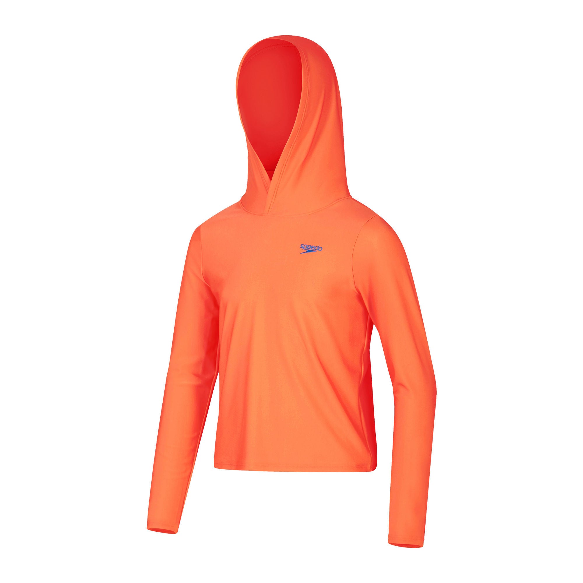 Hooded Long Sleeve Rash Jungen | Orange
