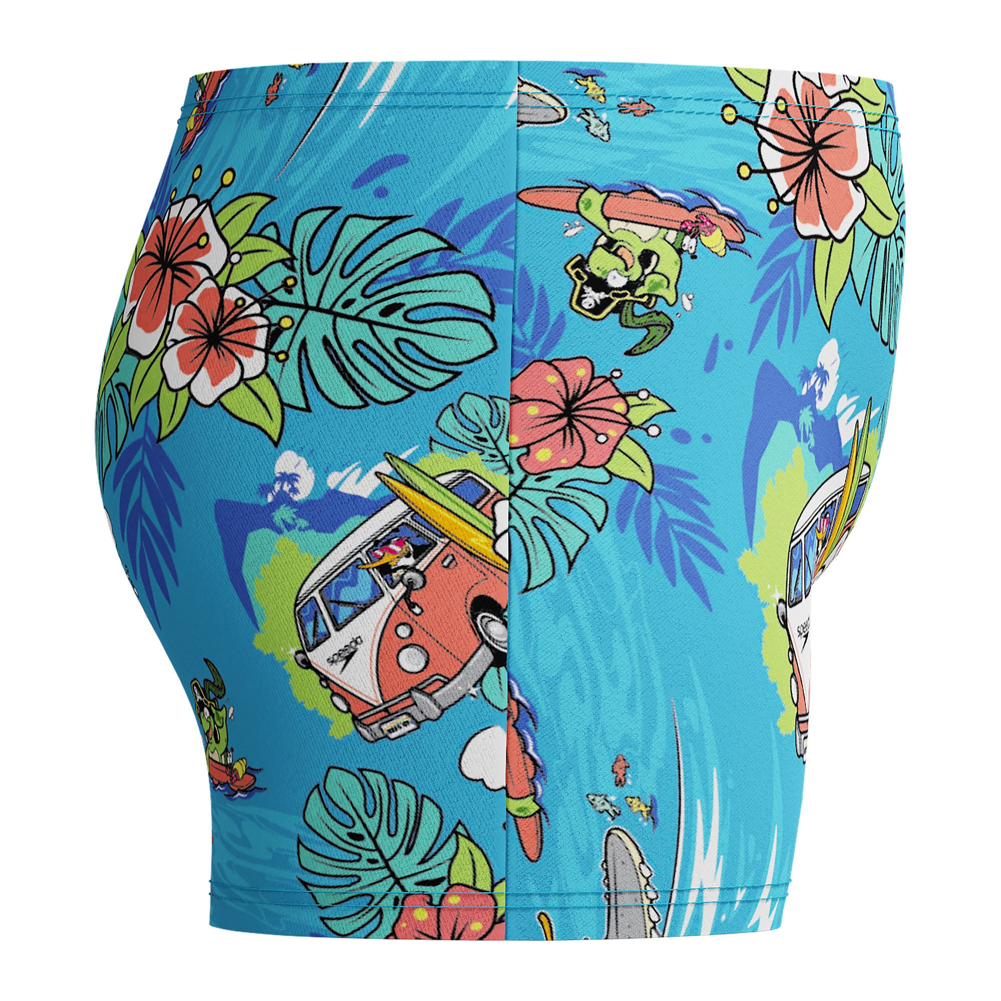 Learn to Swim Digital Allover Jungen | Blau