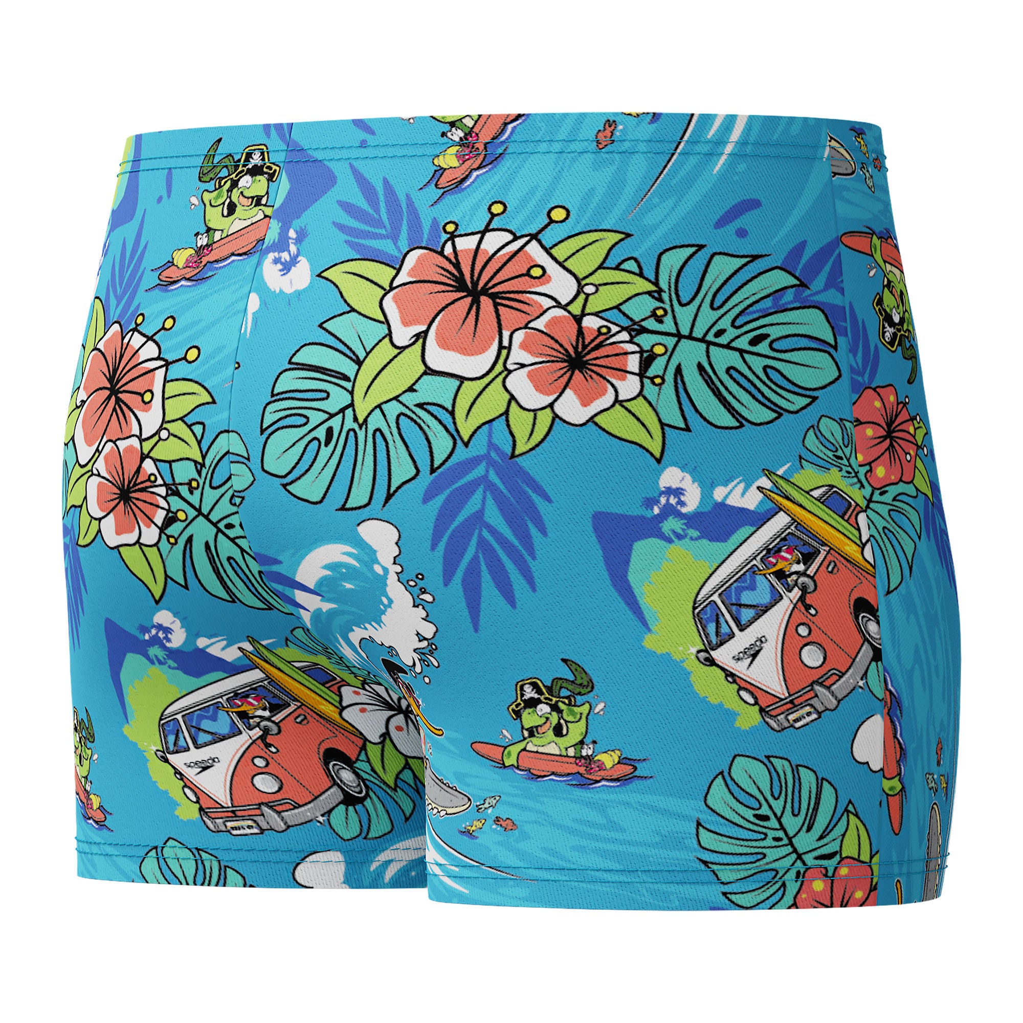 Learn to Swim Digital Allover Jungen | Blau