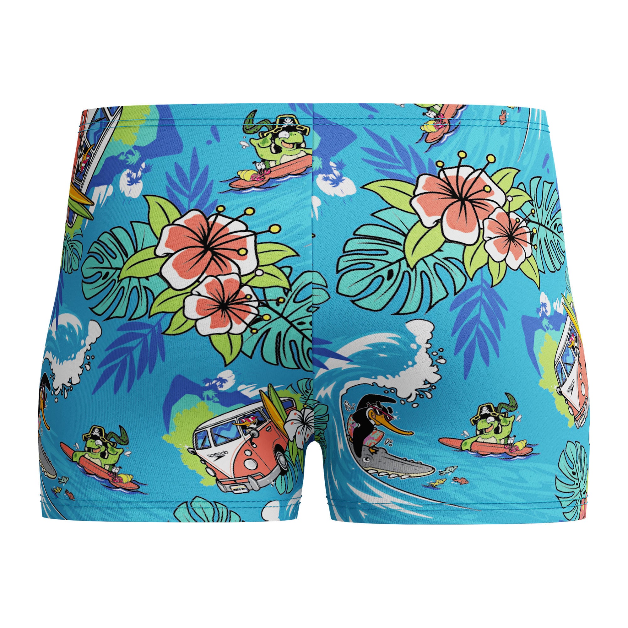 Learn to Swim Digital Allover Jungen | Blau