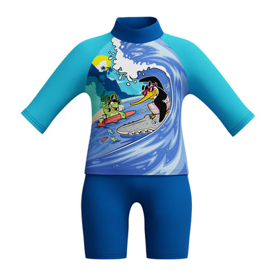 Learn To Swim Sun Protection T Jungen | Blau