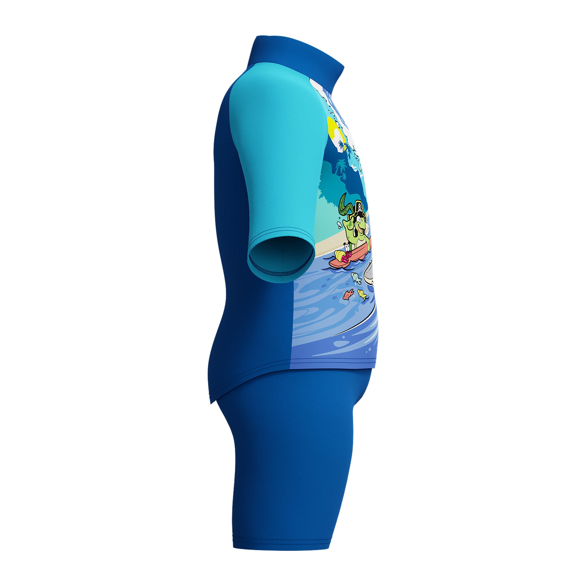 Learn To Swim Sun Protection T Jungen | Blau