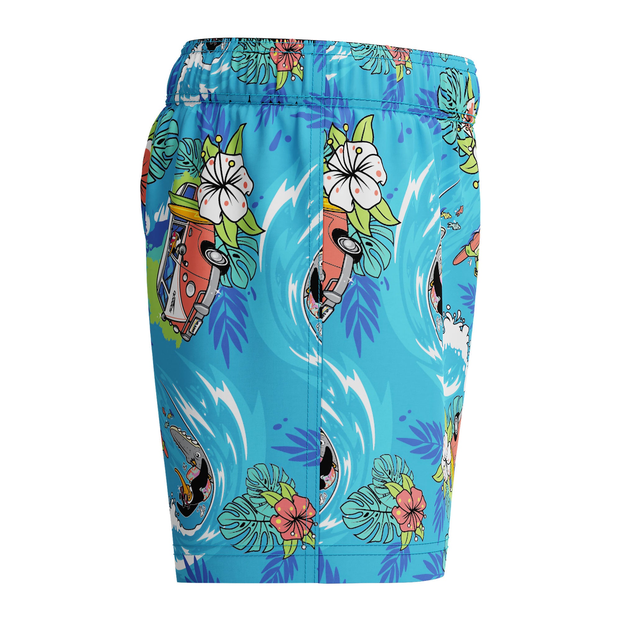 Learn To Swim Jungen Badeshorts | Blau