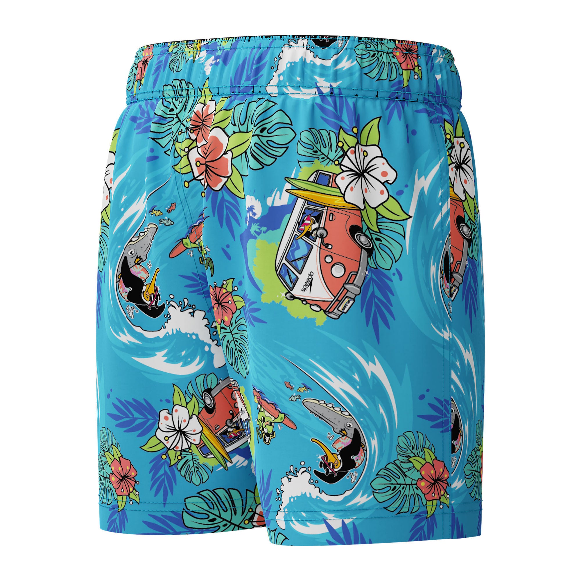 Learn To Swim Jungen Badeshorts | Blau