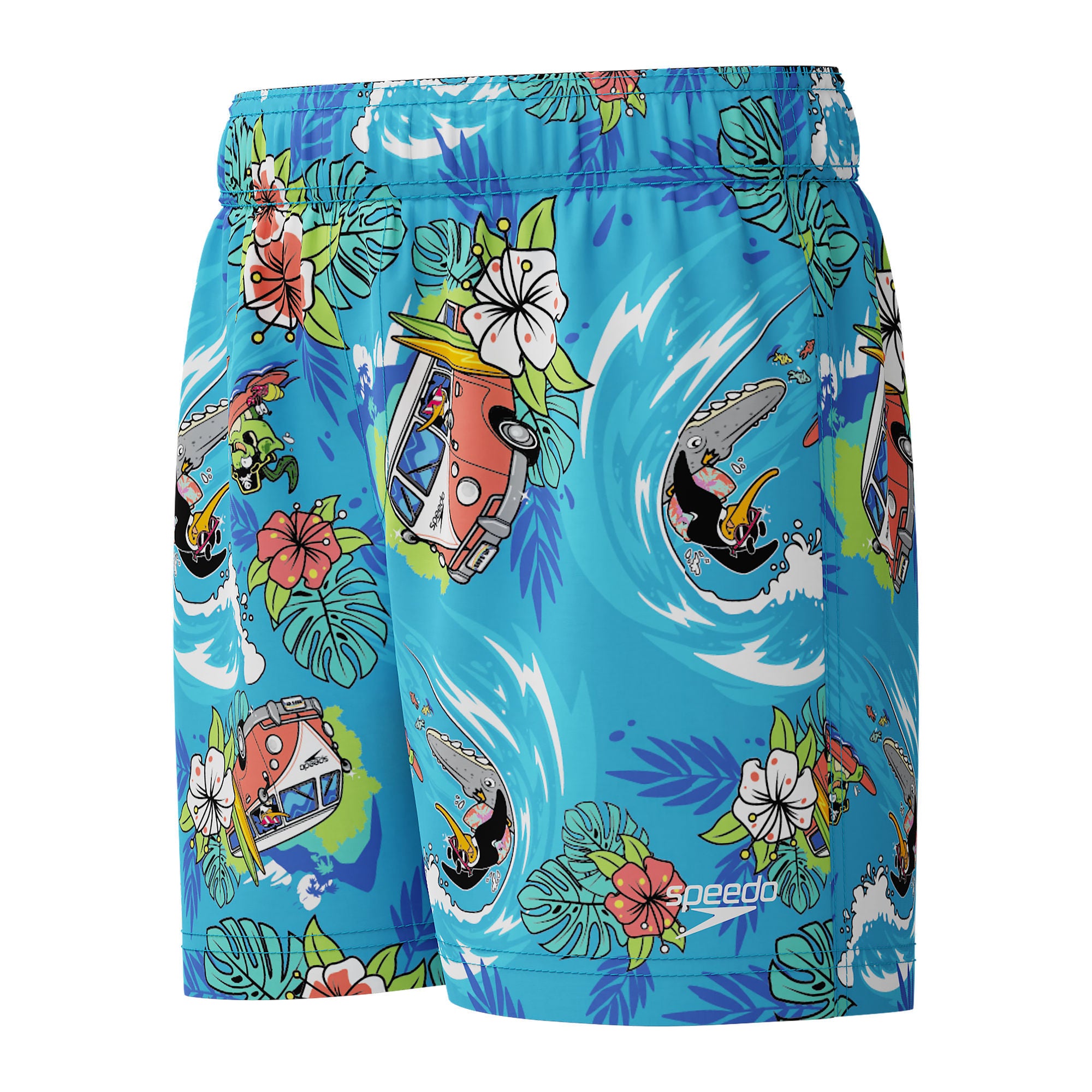Learn To Swim Jungen Badeshorts | Blau