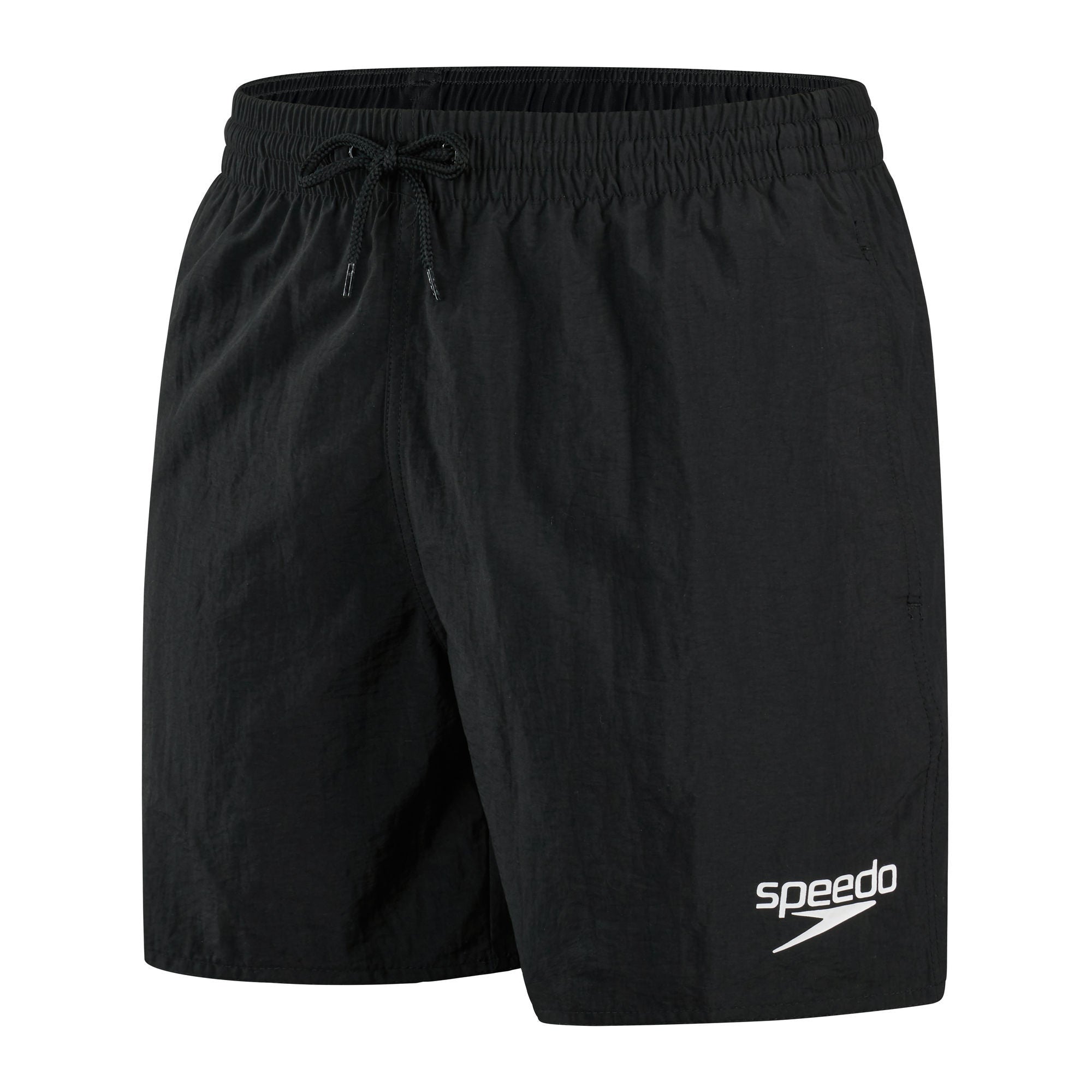 Plus Size Essential Herren Badeshorts | Schwarz