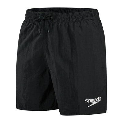 Plus Size Essential Herren Badeshorts | Schwarz