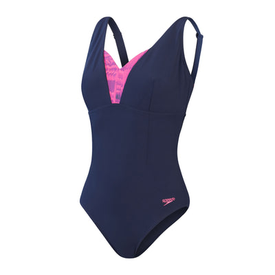 Shaping Printed OpusGem DD+ Damen Badeanzug | Schwarz