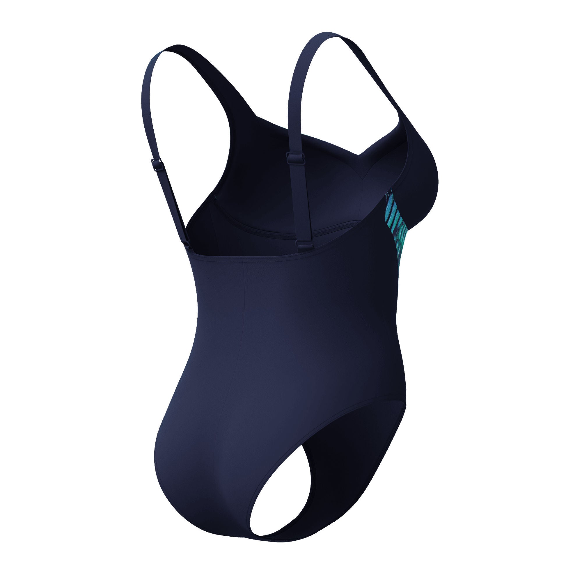 Printed Lunaelustre Damen Badeanzug | Blau
